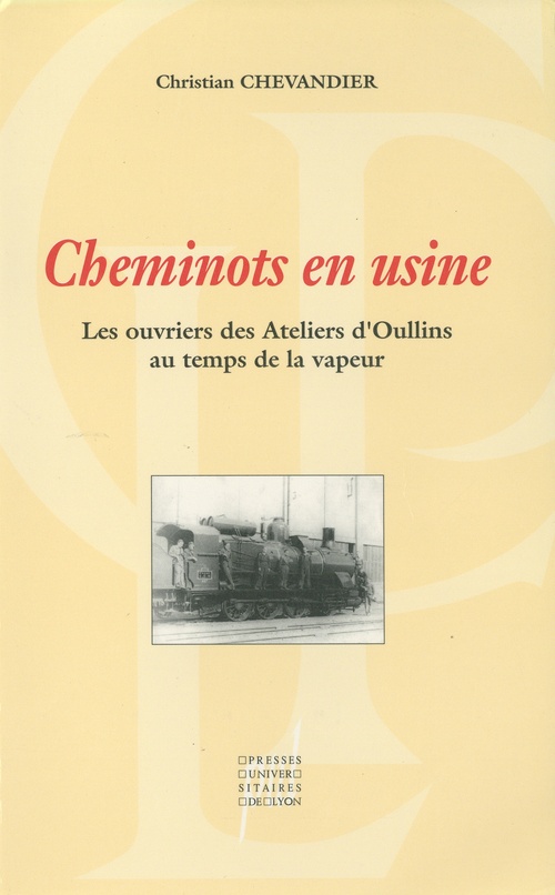Couverture ebook de Cheminots en usine, de Christian Chevandier