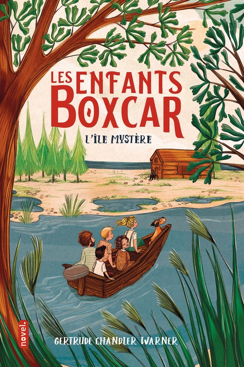 ebook cover of L'île mystère, by Gertrude Warner Chandler, Marlène Merveilleux