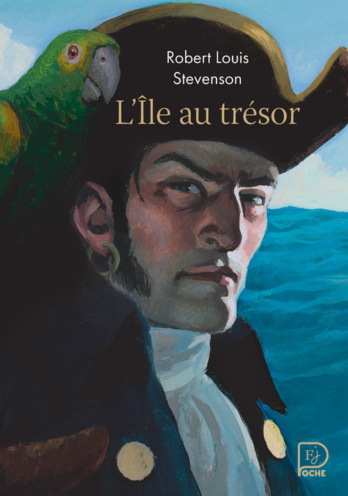ebook cover of L'Île au trésor, by Robert Louis Stevenson, François Roca