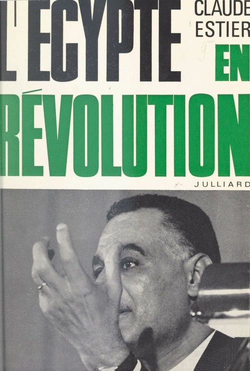 ebook cover of L'Égypte en révolution, by Claude Estier