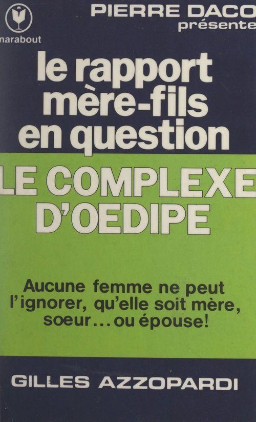 Couverture ebook de Le complexe d'OEdipe, de Gilles Azzopardi