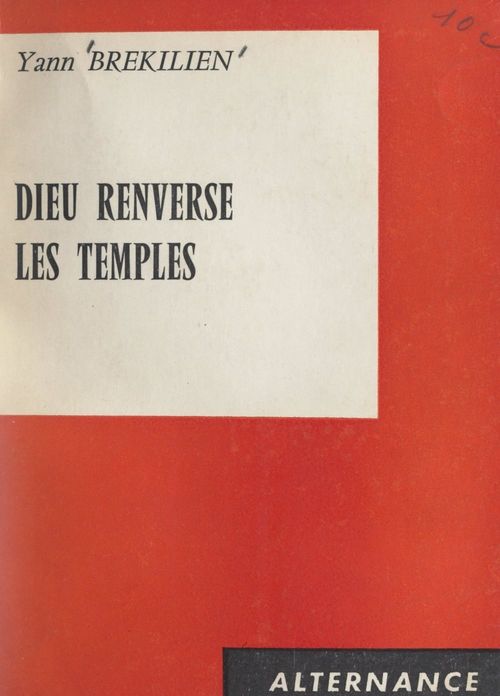 ebook cover of Dieu renverse les temples, by Yann Brekilien
