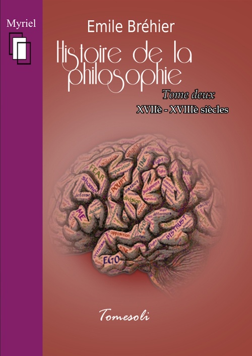 ebook cover of Histoire de la Philosophie. Tome 2 : XVIIe - XVIIIe siècles, by Emile Bréhier