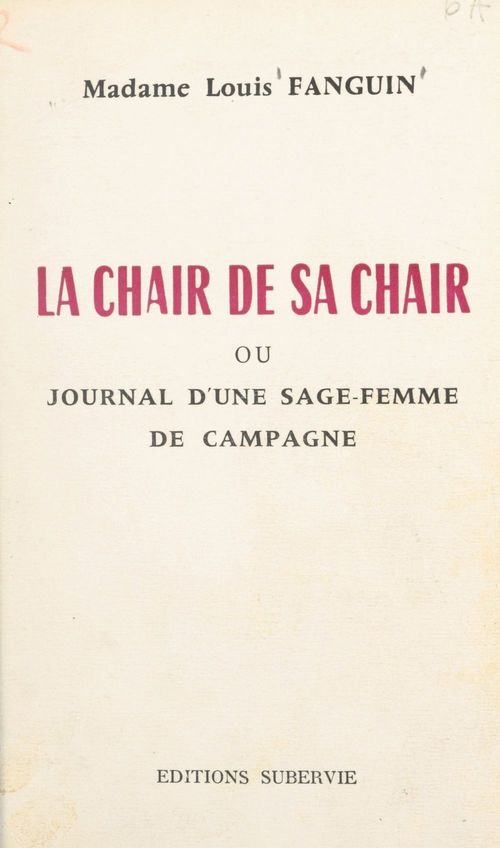 Couverture ebook de La chair de sa chair, de Fanguin