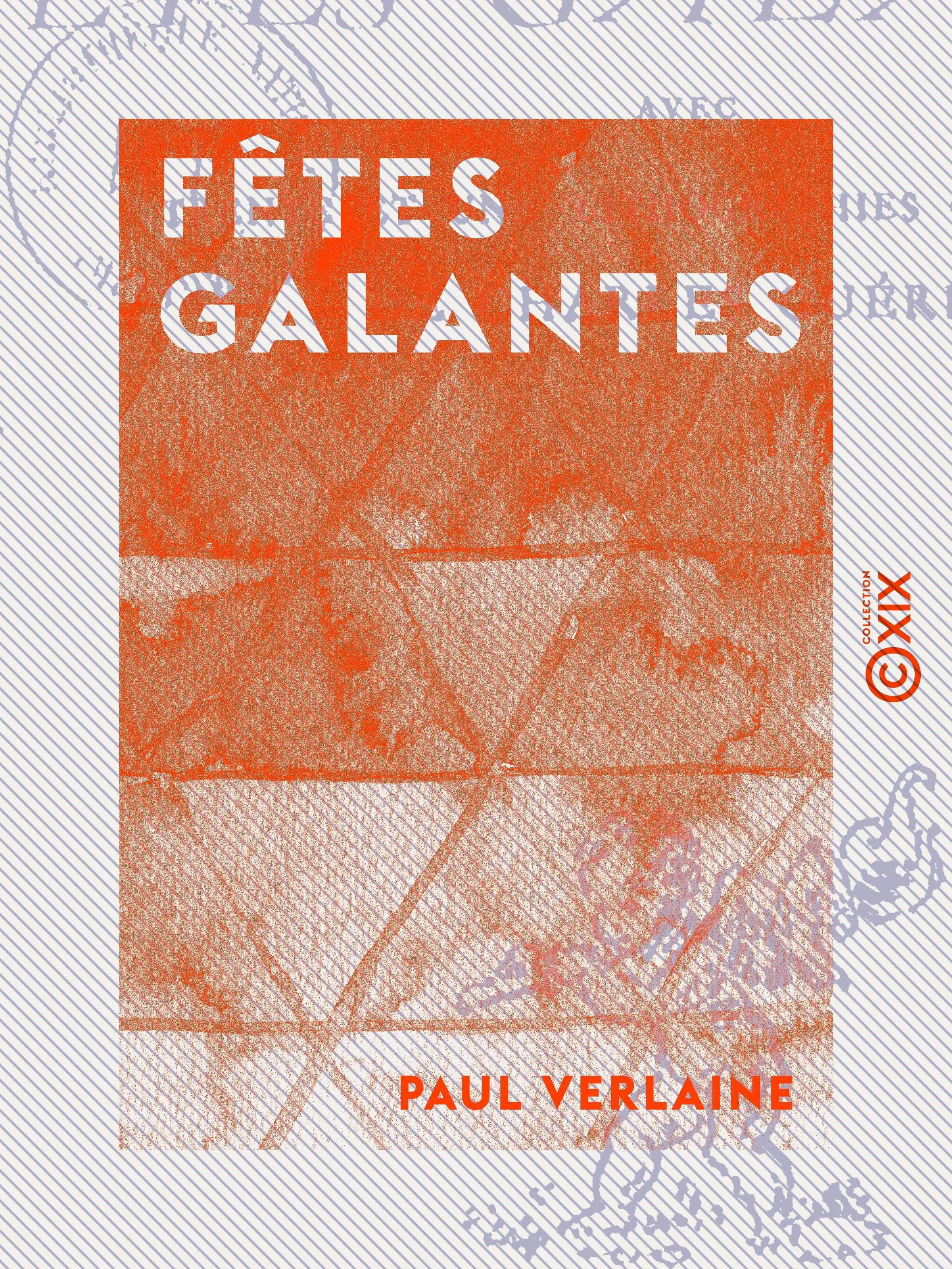 ebook cover of Fêtes galantes, by Paul Verlaine