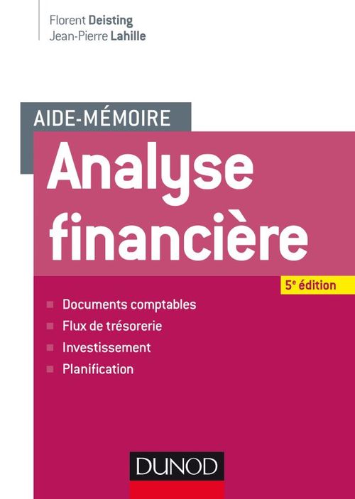 Couverture ebook de Aide-mémoire - Analyse financière - 5e éd., de Florent Deisting