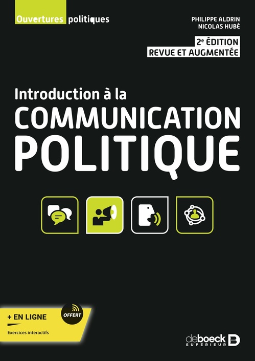 Couverture ebook de Introduction à la communication politique, de Philippe Aldrin, Nicolas Hubé