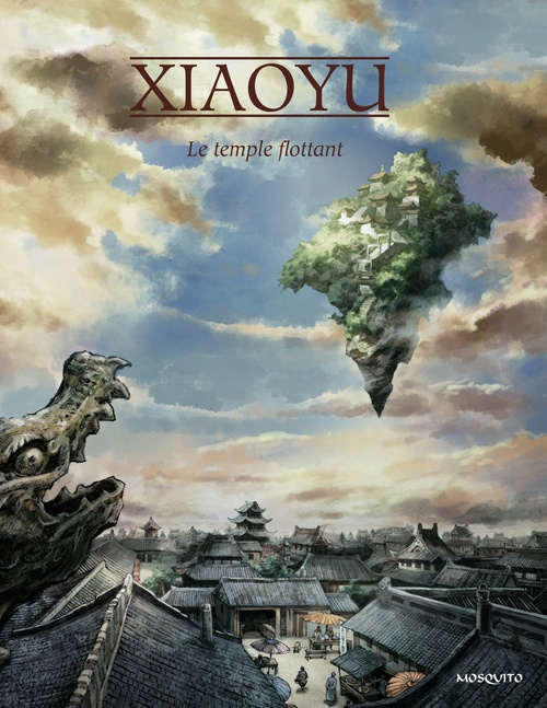 ebook cover of Le temple flottant, by Zhang Xiaoyu