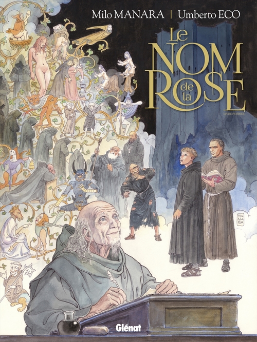 Couverture ebook de Le Nom de la Rose - Tome 01, de Milo Manara