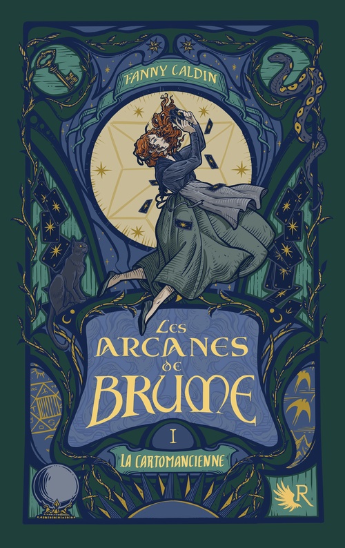 Couverture ebook de Les Arcanes de Brume - Livre 1 La Cartomancienne, de Fanny Caldin