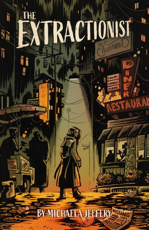 ebook cover of The Extractionist, by Michaela Jeffery