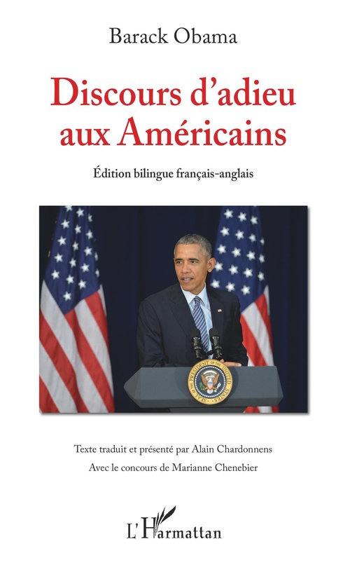 Couverture ebook de Discours d'adieu aux Américains, de Barack Obama
