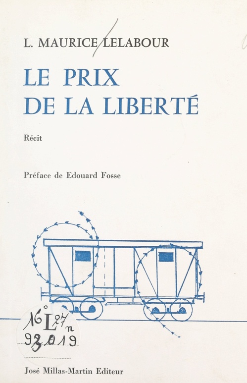 Couverture ebook de Le prix de la liberté, de L. Maurice Lelabour