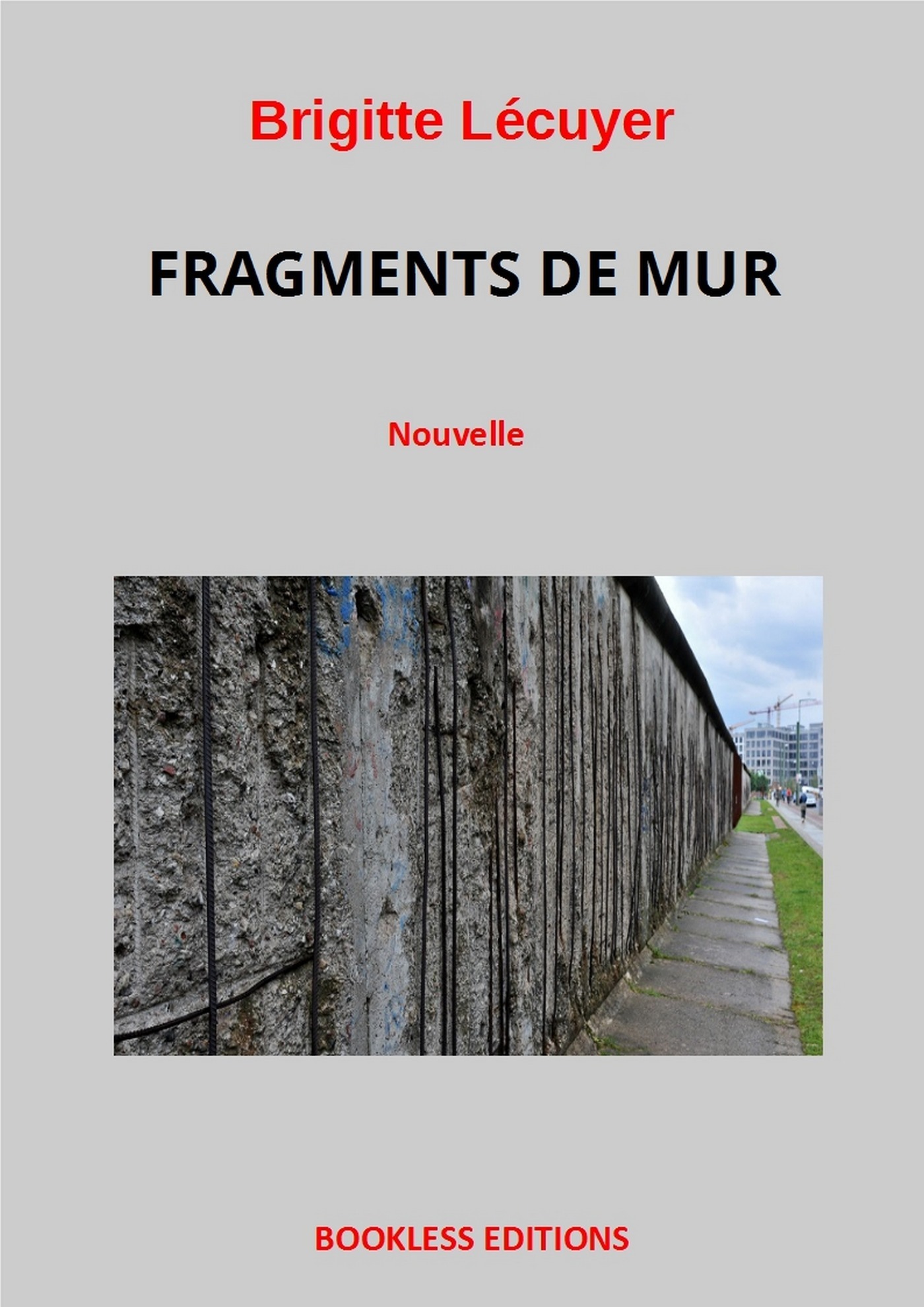 Couverture ebook de Fragments de mur, de Bookless-Editions Brigitte Lecuyer