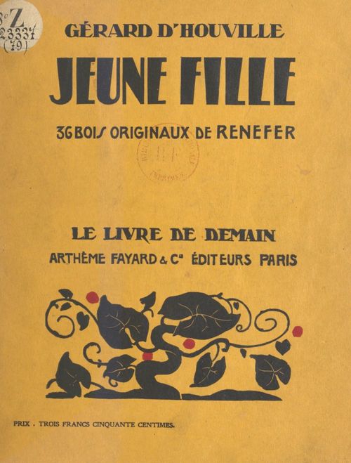 ebook cover of Jeune fille, by Gerard D''Houville