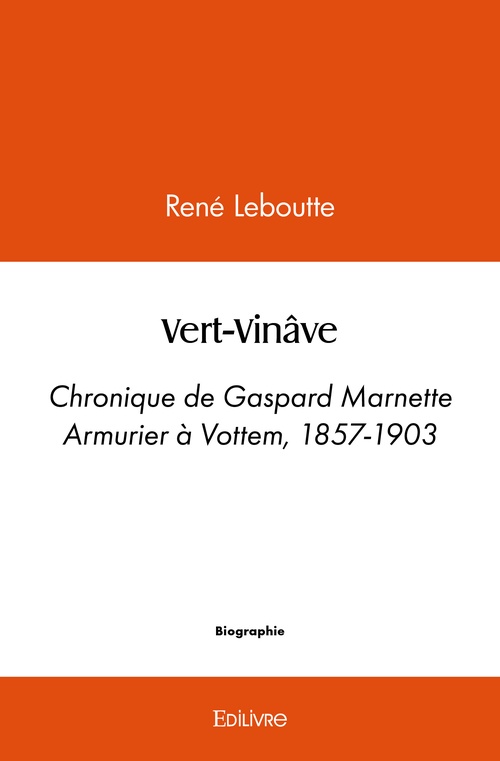 Couverture ebook de Vert-Vinâve, de René Leboutte