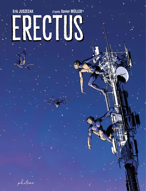 Couverture ebook de Erectus, de Xavier Müller