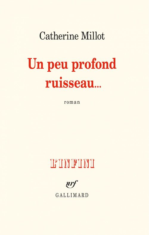 ebook cover of Un peu profond ruisseau..., by Catherine Millot