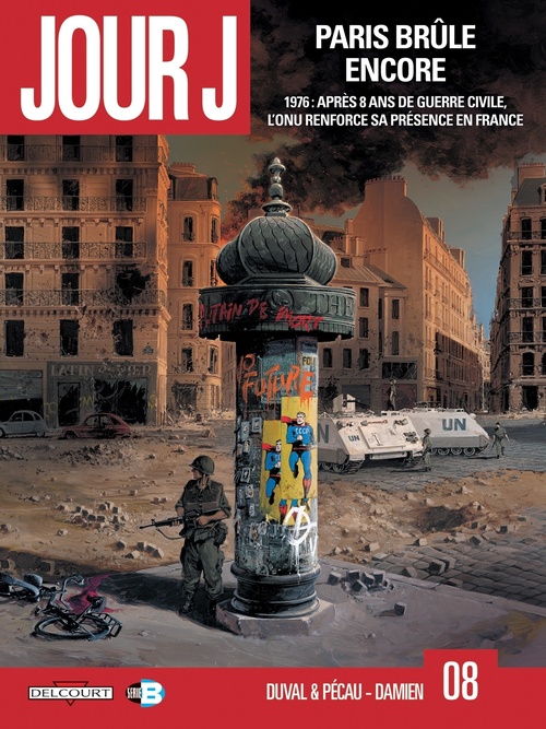 ebook cover of Jour J T08 - Paris brûle encore, by Fred Blanchard