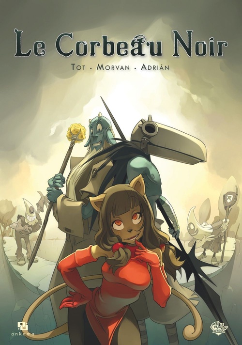 Couverture ebook de Wakfu Heroes : Le Corbeau noir, de Adrian, Jean-David Morvan, Tot
