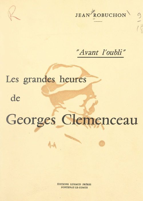Couverture ebook de Avant l'oubli, de Jean Robuchon