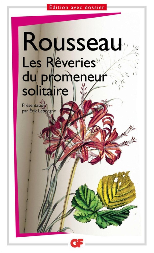 ebook cover of Les rêveries du promeneur solitaire, by Rousseau Jean-Jacque