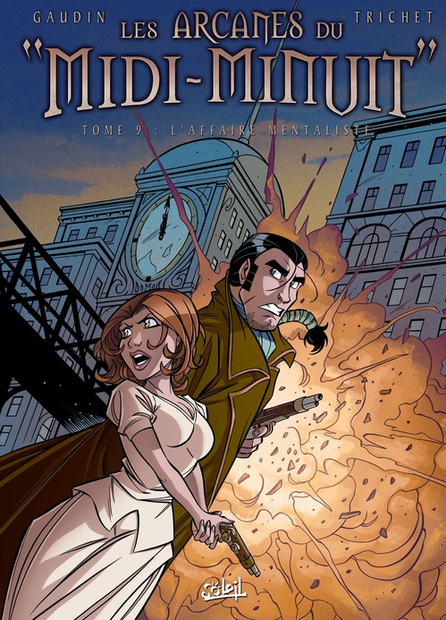 Couverture ebook de Les Arcanes du Midi-Minuit T09 - L'affaire mentaliste, de Christian Gaudin