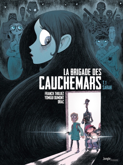 Couverture ebook de La Brigade des cauchemars - Tome 1 - Sarah, de Franck Thilliez, Yomgui Dumont