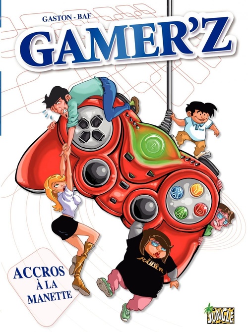 Couverture ebook de Gamer'z - Accro à la manette, de Gaston/Baf