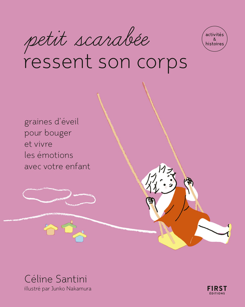 Couverture ebook de Petit scarabée ressent son corps - Graines d'éveil pour bouger et vivre les émotions, de Céline Santini