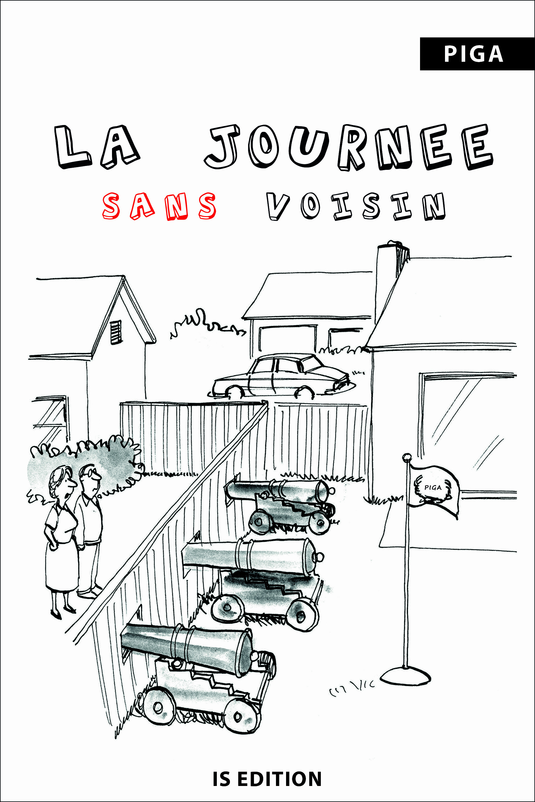 ebook cover of La journée sans voisin, by Piga