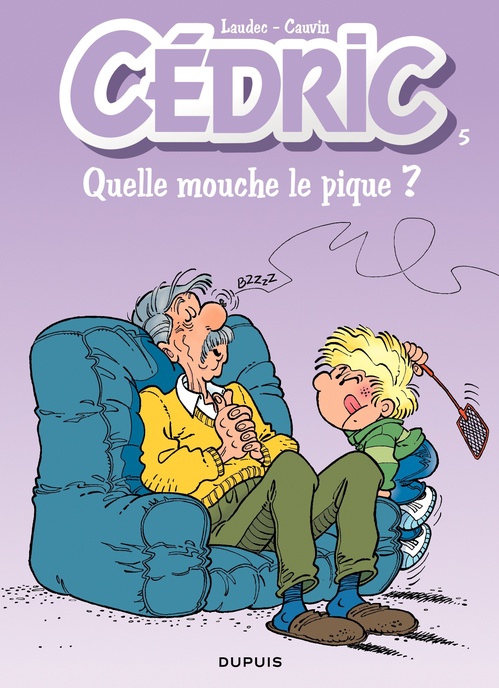 Couverture ebook de Cédric - Tome 5 - Quelle mouche le pique?, de Raoul Cauvin, Laudec