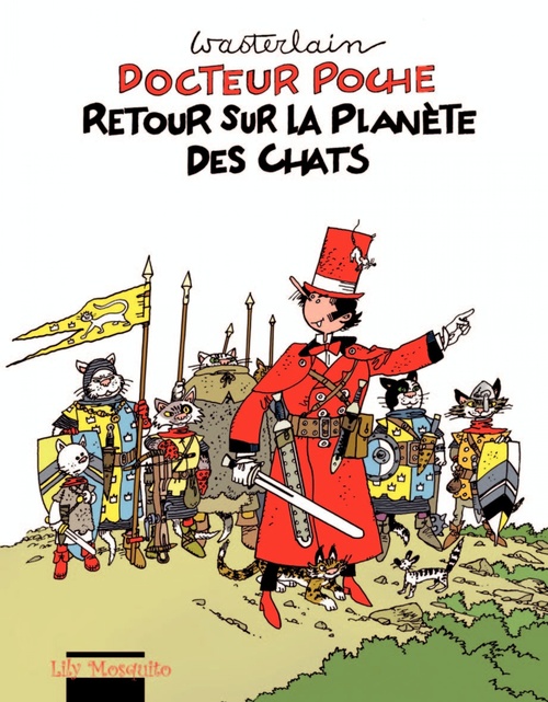 Couverture ebook de Docteur Poche, retour sur la planète des chats, de Marc Wasterlain