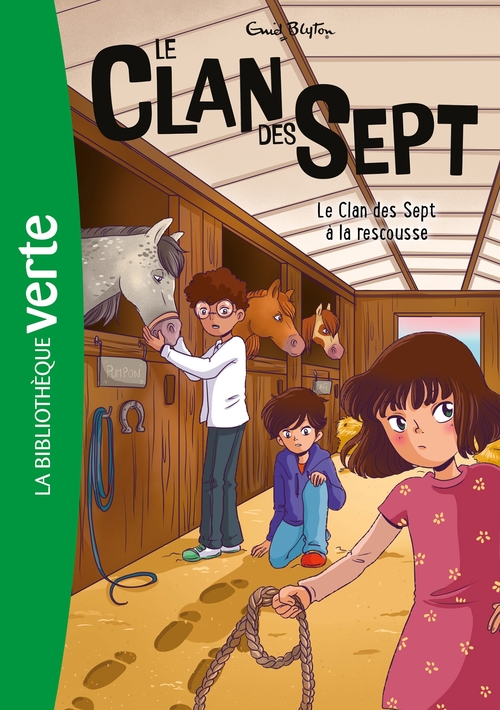 Couverture ebook de Le Clan des Sept NED 09 - Le Clan des Sept à la rescousse, de Enid Blyton