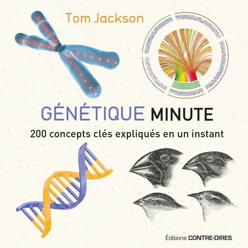 Couverture ebook de Génétique minute - 200 concepts clés expliqués en un instant, de Tom Jackson