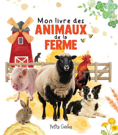 Couverture ebook de Mon livre des animaux de la ferme, de Joanie Ferland-Globensky