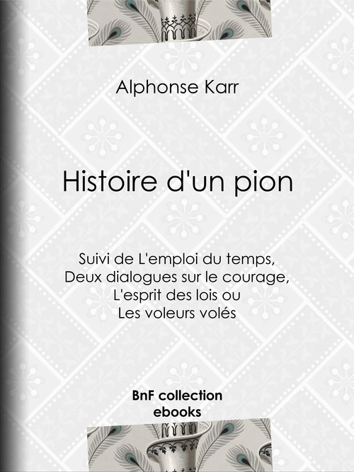Couverture ebook de Histoire d'un pion, de Jean Alfred Gerard-Seguin, Karr Alphonse