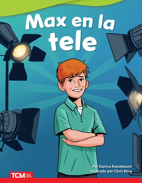 Couverture ebook de Max en la tele, de Danica Kassebaum