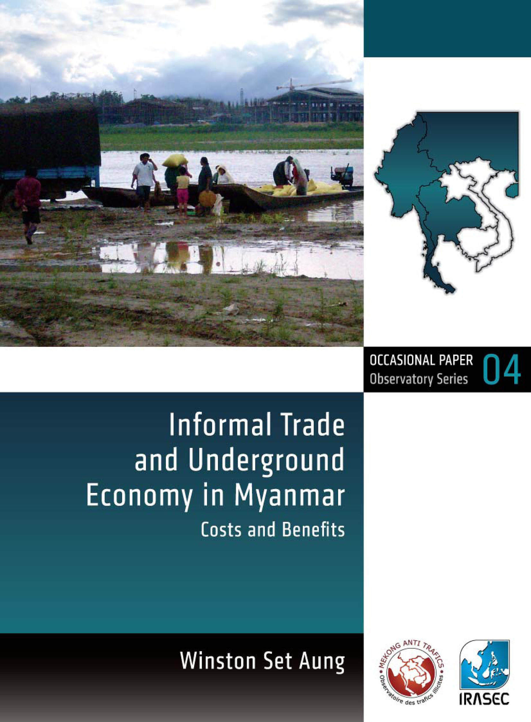 Couverture ebook de Informal Trade and Underground Economy in Myanmar, de Winston Set Aung