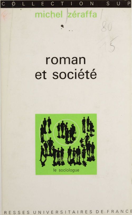 Couverture ebook de Roman et société, de Michel Zeraffa