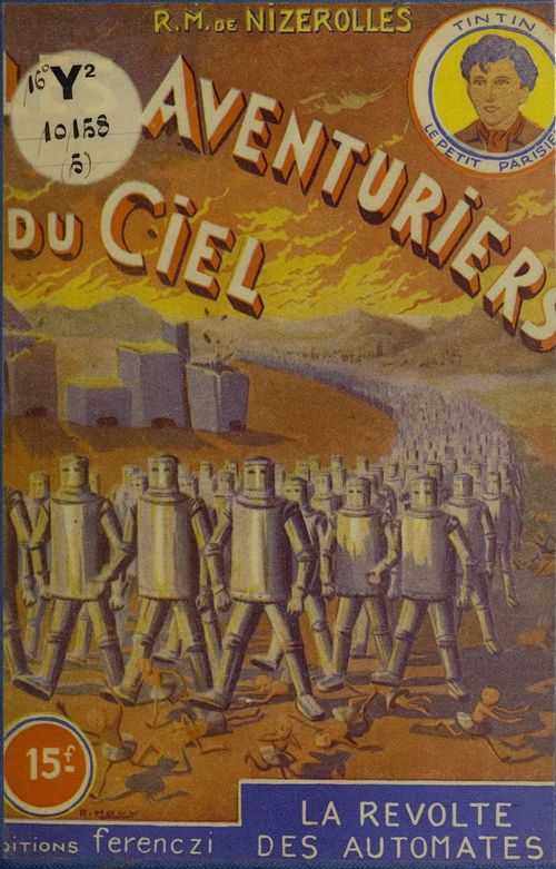 ebook cover of Les aventuriers du ciel (5). La révolte des automates, by Rene-Marcel De Nizerolles