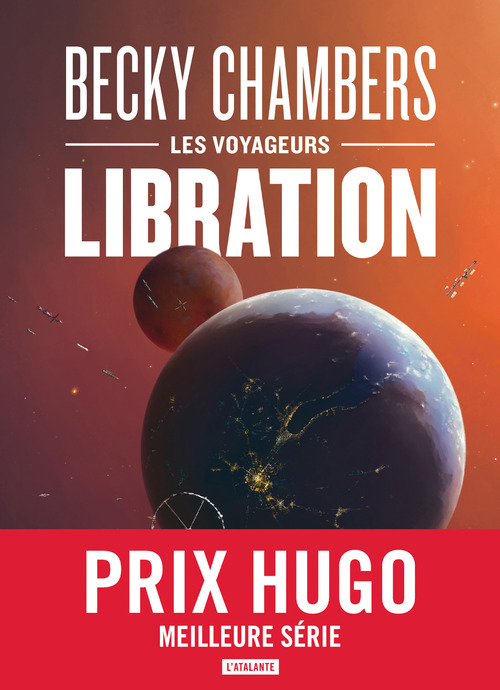 ebook cover of Libration, by Becky Chambers