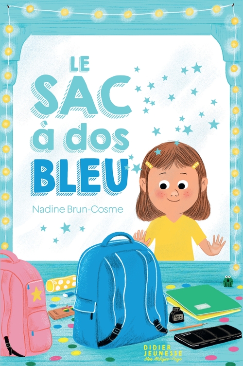 Couverture ebook de Le Sac à dos bleu, de Nadine Brun-Cosme, Thierry Manes