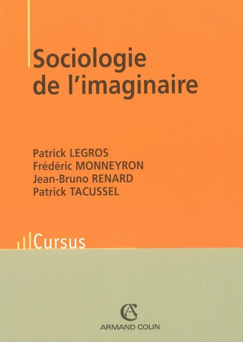 Couverture ebook de Sociologie de l'imaginaire, de Patrick Legros
