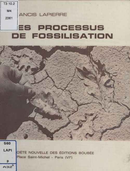 Couverture ebook de Les Processus de fossilisation, de Lapierre F.