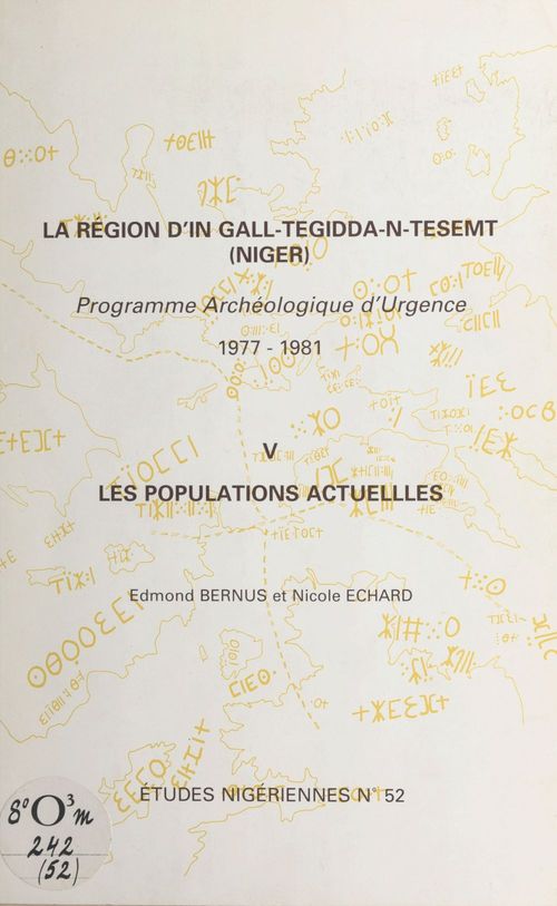 ebook cover of La région d'In Gall-Tegidda-n-Tesemt (5), by Edmond Bernus, Nicole Echard
