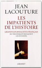 ebook cover of Les impatients de l'histoire, by Jean Lacouture