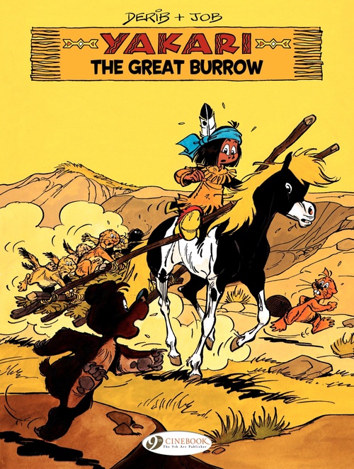 ebook cover of Yakari - Volume 13 - The Great Burrow, by Job, Derib
