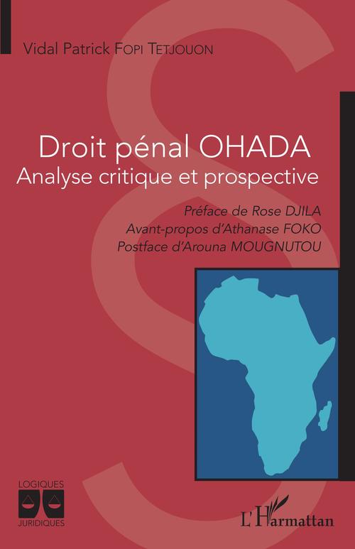 ebook cover of Droit pénal OHADA, by Vidal patrick Fopi tetjouon
