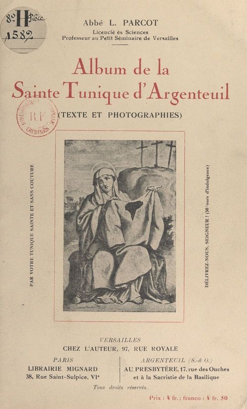 Couverture ebook de Album de la Sainte Tunique d'Argenteuil, de Leon Parcot